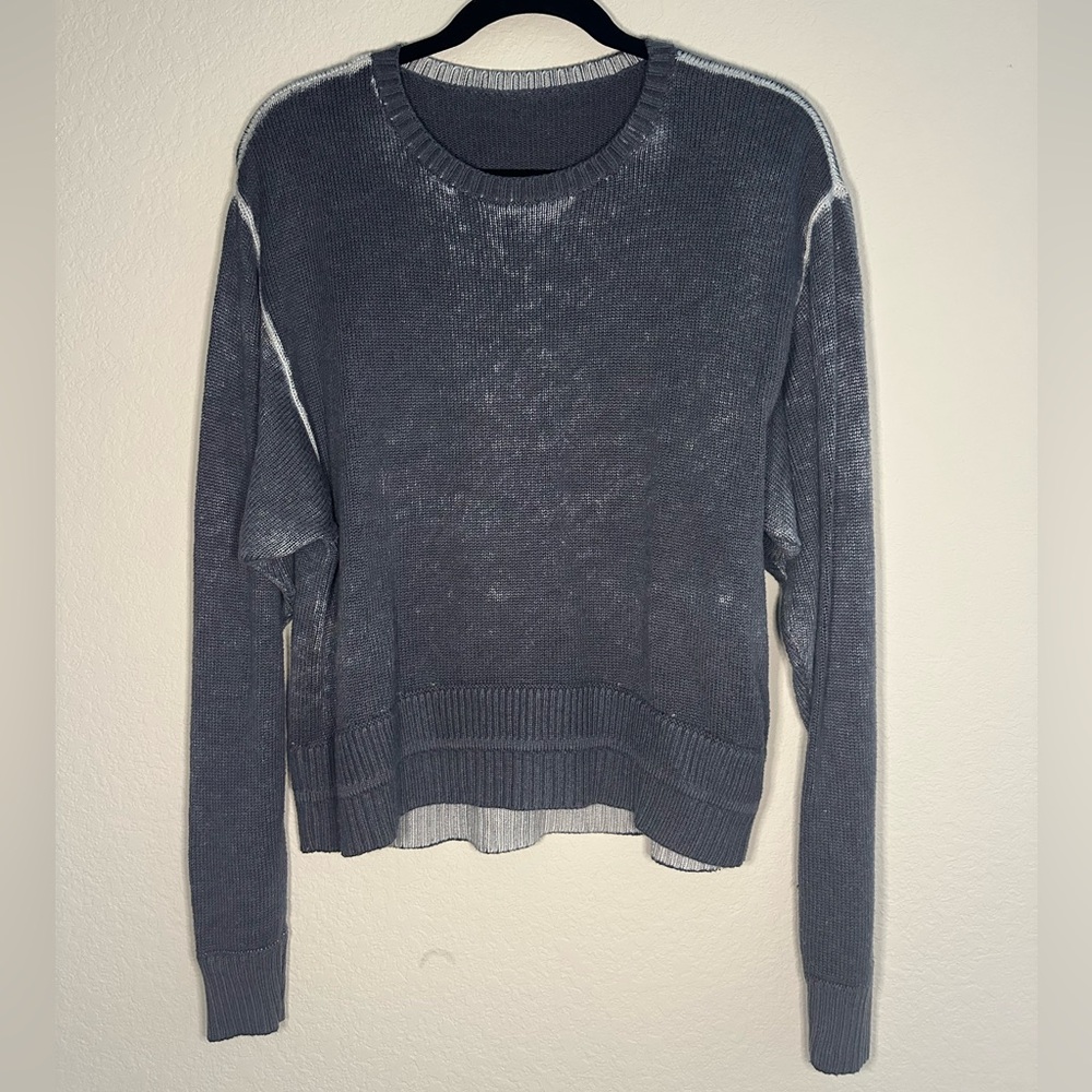 lululemon athletica Washed Navy Crewneck Sweater